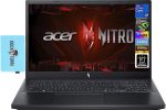 ايسر لابتوب العاب نيترو في 15.6 انش 144Hz IPS FHD (انتل i7-13620H، جيفورس RTX 4060 8GB، 32GB DDR5، 512GB PCIe SSD، كيبورد باضاءة خلفية، واي فاي 6، كاميرا ويب، ويندوز 11 هوم) مع موزع دي كيه زد