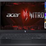 ايسر لابتوب العاب نيترو في 15.6 انش 144Hz IPS FHD (انتل i7-13620H، جيفورس RTX 4060 8GB، 32GB DDR5، 512GB PCIe SSD، كيبورد باضاءة خلفية، واي فاي 6، كاميرا ويب، ويندوز 11 هوم) مع موزع دي كيه زد