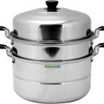 رويال فورد RF5014 وعاء طهي على البخار متعدد الاستعمالات يتكون من طبقتين - 30سم و 9لتر، فضي