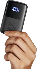 اي ان اي يو باور بانك، شاحن محمول صغير 22.5 واط USB C 10000mAh، حزمة بطارية شحن سريع PD3.0 QC4.0، شاحن جوال 3 مخارج لايفون 16 15 14 13 12 11 8 X برو ماكس سامسونج S22 جوجل ايربودز ايباد