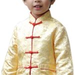 معطف التنين تانغ للأولاد الصغار بأكمام طويلة ملابس صينية للأطفال أزياء للأولاد سترات للأولاد