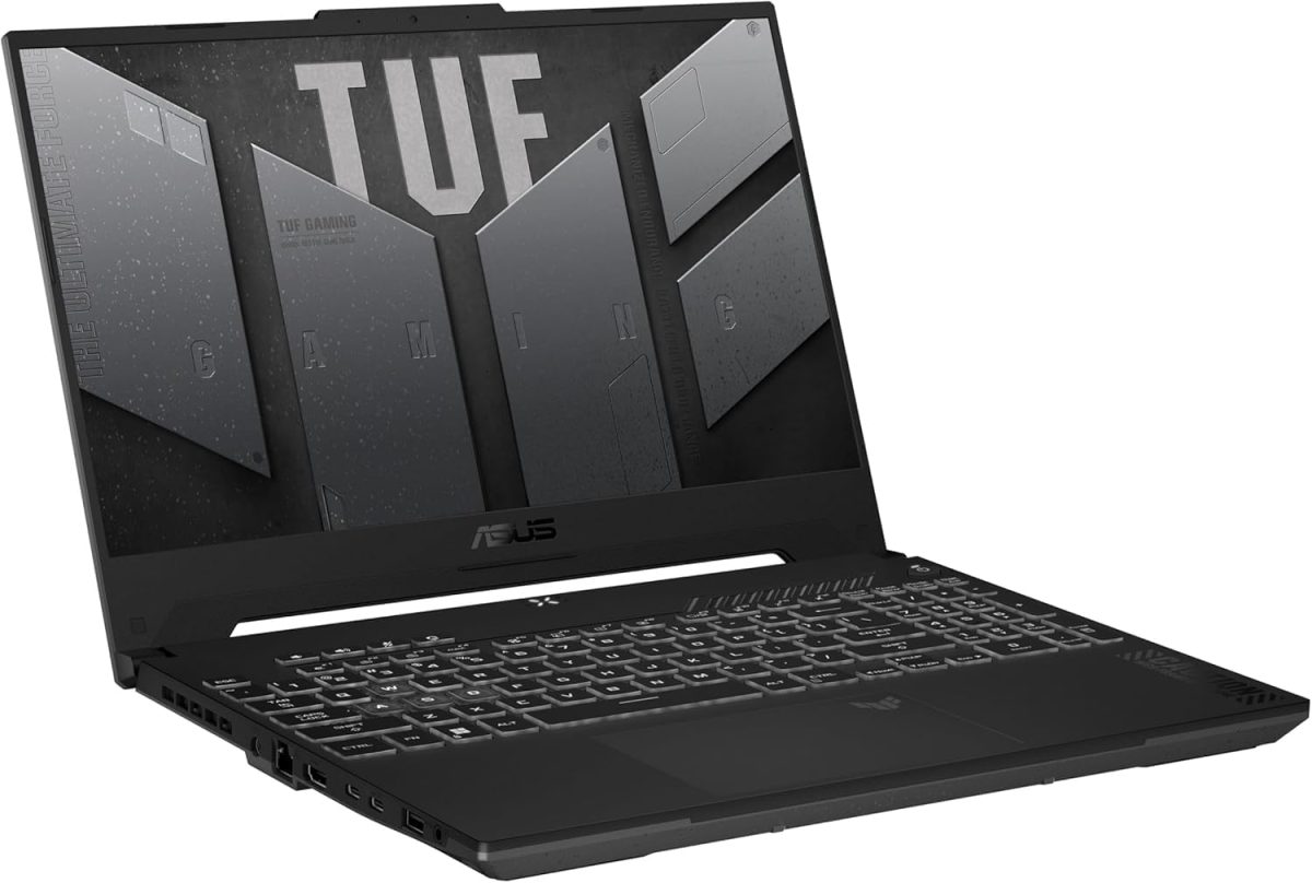 اسس لابتوب العاب تي يو اف A15 FA507 بشاشة 15.6 انش FHD 144Hz ومعالج AMD رايزن 7 7435HS وRAM DDR5 16GB وSSD 512GB وبطاقة رسومات RTX 4060 8GB باضاءة RGB وويندوز 11، اسود