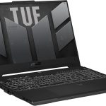 اسس لابتوب العاب تي يو اف A15 FA507 بشاشة 15.6 انش FHD 144Hz ومعالج AMD رايزن 7 7435HS وRAM DDR5 16GB وSSD 512GB وبطاقة رسومات RTX 4060 8GB باضاءة RGB وويندوز 11، اسود