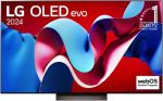 LG تلفزيون ذكي 65 بوصة OLED ايفو C4 4K بتقنية الذكاء الاصطناعي ماجيك عن بعد دولبي فيجن ويب OS24 2024، اسود