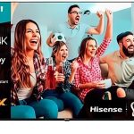 هايسينس تلفزيون ذكي 4 كيه الترا اتش دي 58 بوصة 58A61N اسود