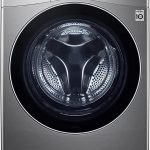 LG غسالة 15 كجم ومجفف 8 كجم تحميل امامي، محرك محرك مباشر 1400 دورة في الدقيقة، 12 مبرمج، لون فضي، موديل F0L9DGP2S (اصدار عالمي)