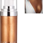 هايلايتر سائل لامع للجسم مقاوم للماء ومرطب وناعم، كريم اساس ذهبي للشاطئ، غير لزج وجاف للوجه والجسم (20 مل)