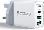 اييونوس شاحن USB C PD 40 واط 4 منافذ ايفون محول شاحن سريع متعدد النوع C شاحن حائط USB لايفون 16 15 14 13، ايباد برو/اير، جالكسي S24 S23 S22، ماك بوك برو/اير، لابتوب ديل اتش بي