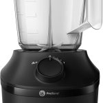 خلاط فيليبس سلسلة 3000 من فيرسوني، نظام برو بليند، سعة قصوى 1.9 لتر، سعة فعالة 1 لتر، 450 واط، إعداد سرعة واحد + نبض، برطمان بلاستيكي، اسود، (HR2041/01)