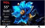 TCL تلفزيون QLED مقاس 55 بوصة، HDR10+، جوجل تي في، دولبي فيجن اتموس، معالج AiPQ، تردد 120 هرتز، اونكيو 2.1CH، دولبي فيجن HDR، هيكل نحيف ويوني- 55P7K (موديل 2025)