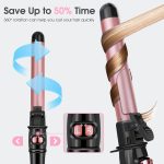 ⁦Oxsaytee Automatic Hair Curler 28mm Auto Curling Iron Large Waves Flat Iron for Hair with Adjustable Temp Advanced Ceramics Heating System Fast Heating for Hair Styling Long Hair Short Hair⁩ - الصورة ⁦4⁩