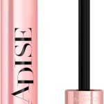 لوريال باريس ماسكارا مكثفة لتطويل الرموش للعيون الحساسة، لطيفة وخالية من التقشر، مع زيت الخروع، لاش بارادايس، اسود