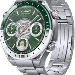 هواوي ساعة سمارت التيميت معدنية سائلة من الزركونيوم، تحليل تخطيط القلب ووضع ملعب الجولف، خرائط محيطية غير متصلة بالانترنت، مقاومة للماء حتى عمق 100 متر، عمر بطارية لمدة اسبوعين، نظام تحديد المواقع،