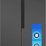 ثلاجة من اي جي ان ار ال بسعة 650 لتر مع تحكم رقمي وعرض درجة الحرارة، بدون تجميد، اضاءة LED EGR820S، فضي داكن، كفالة لمدة عام