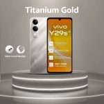 ⁦فيفو Y29s AI 5G (ذهبي تيتانيوم 6+6GB RAM، 128GB) 5500mAh | كاميرا 50MP | شاشة 6.74 HD+ | IP64 | مكبرات صوت مزدوجة | حزمة حصرية عبر الانترنت: سماعات اذن TWS وضمان 24 مليون - اصدار الشرق الاوسط⁩ - الصورة ⁦3⁩