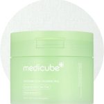 ميديكوب وسادات تونر مهدئة من اكسوسوم سيكا للبشرة الحساسة مع سينتيلا اسياتيكا تساعد على تقليل الاحمرار والكسر. عناية يومية منخفضة التهيج ومرطبة، للعناية بالبشرة الكورية، نباتية (100 قطعة)