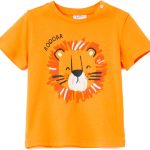 OVS تيشرت من القطن العضوي بطباعة للاولاد