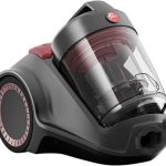 مكنسة كهربائية هوفر CDCY-P6ME باور 6 ادفانسد 2200 واط، سلة تفريغ سهلة بلمسة واحدة، تقنية اعصار واحد، فلتر هيبا، مثالية لمن يعانون من الحساسية ومالكي الحيوانات الاليفة، تنظيف منزلي فعال - رمادي واحمر