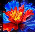 TCL تلفزيون 85 بوصة QLED 85P8K، HDR10+، تلفزيون جوجل، دولبي فيجن اتموس، معالج AiPQ، 144Hz، نظام اونكيو 2.1 هاي فاي، دولبي فيجن HDR، هيكل نحيف ويوني- 85P8K (موديل 2025)