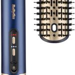 بيبي ليس مجفف شعر اير واند 3 في 1 | مكواة فرد الشعر وفرشاة الهواء الساخن بتقنية الايونات ومحرك رقمي عالي السرعة | يتضمن 3 ملحقات | لا يسبب ضررًا للحرارة - (AS6550SDE)