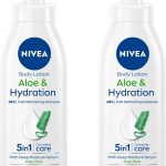 لوشن مرطب للجسم بخلاصة الصبار من نيفيا، للبشرة العادية الى الجافة، 2 × 400 مل