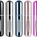 مجموعة من 5 زجاجات عطر قابلة لاعادة الملء من انفلوكس، مجموعة بخاخ محمولة، اساسيات السفر 5 مل