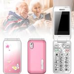 هواتف محمولة اساسية لكبار السن والاطفال من وينجوي، هواتف غبية غير مقفلة بدون انترنت - مع ازرار كبيرة، MP3، MP4، كاميرا، مصباح يدوي، اس او اس، زهري