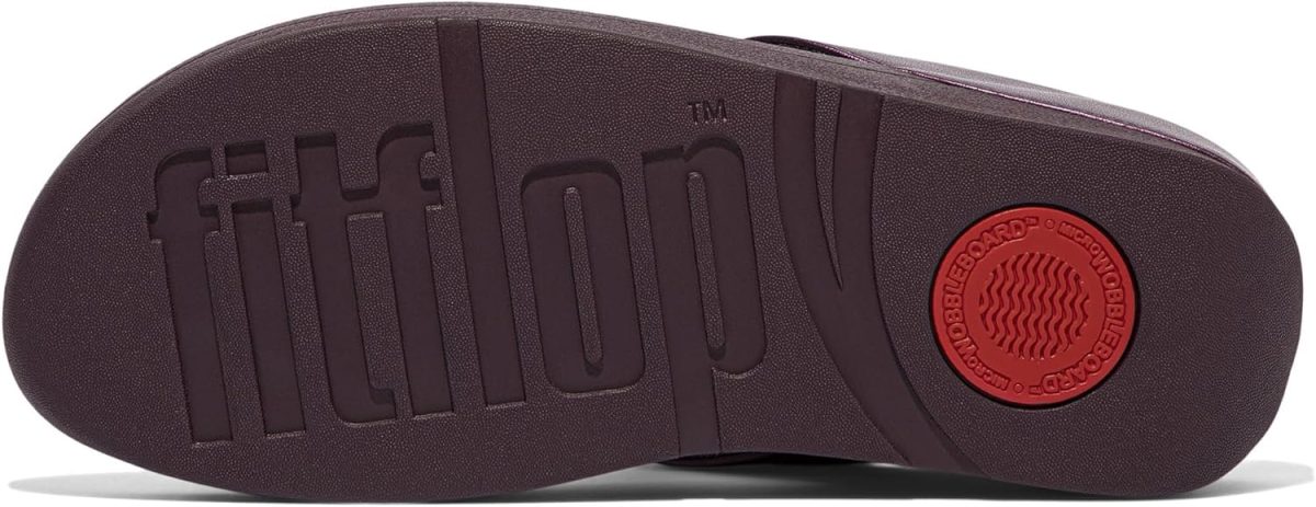⁦FitFlop Halo Bead-Circle Metallic Toe-Post womens Slide Sandal⁩ - الصورة ⁦3⁩
