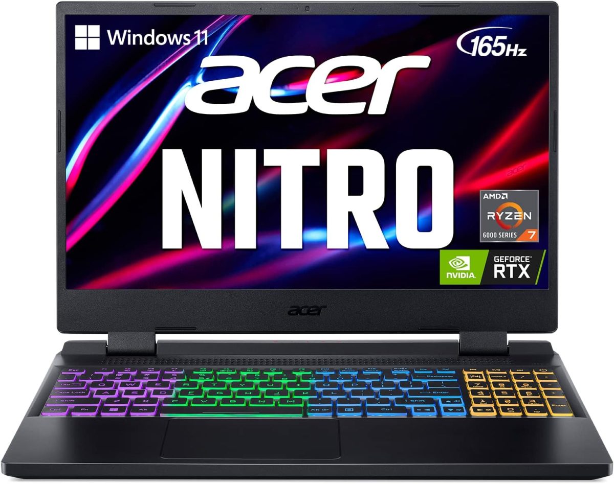 ايسر لابتوب العاب نيترو 5 AN515-46-R0EQ | AMD رايزن 7 6800H ثماني النواة | انفيديا جيفورس RTX 3070 Ti | 15.6 انش QHD فري سينك 165Hz IPS | 32GB DDR5 | 1TB جيل 4 SSD | واي فاي 6E | اضاءة خلفية RGB