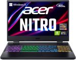 ايسر لابتوب العاب نيترو 5 AN515-46-R0EQ | AMD رايزن 7 6800H ثماني النواة | انفيديا جيفورس RTX 3070 Ti | 15.6 انش QHD فري سينك 165Hz IPS | 32GB DDR5 | 1TB جيل 4 SSD | واي فاي 6E | اضاءة خلفية RGB
