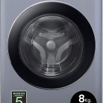 نوبل غسالة تحميل امامي، مجفف هواء فضي غامق، 8 كغم/5 كغم، 1400 دورة في الدقيقة، عاكس اسطواني، من الستانلس ستيل، محرك Bldc Nwm860Fs، كفالة لمدة عام واحد على الاقل من الشركة المصنعة"