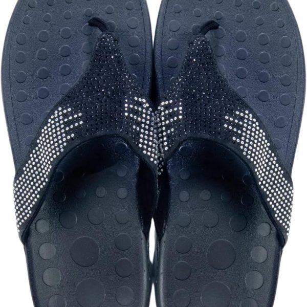 LifeBalance Orthopedic Slippers with Arch Support for Foot Pain Relief - Comfortable Home Slippers for Women (numeric_38)