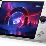 لينوفو جهاز تشغيل العاب الفيديو الرقمية جو اس محمول باليد من ليجن بشاشة لمس WUXGA 8 انش 120Hz ومعالج رايزن Z2 جو وذاكرة RAM 16GB وSSD 1TB وويندوز 11، ابيض جليدي [83L3000YAX] + حماية من التلف العرضي