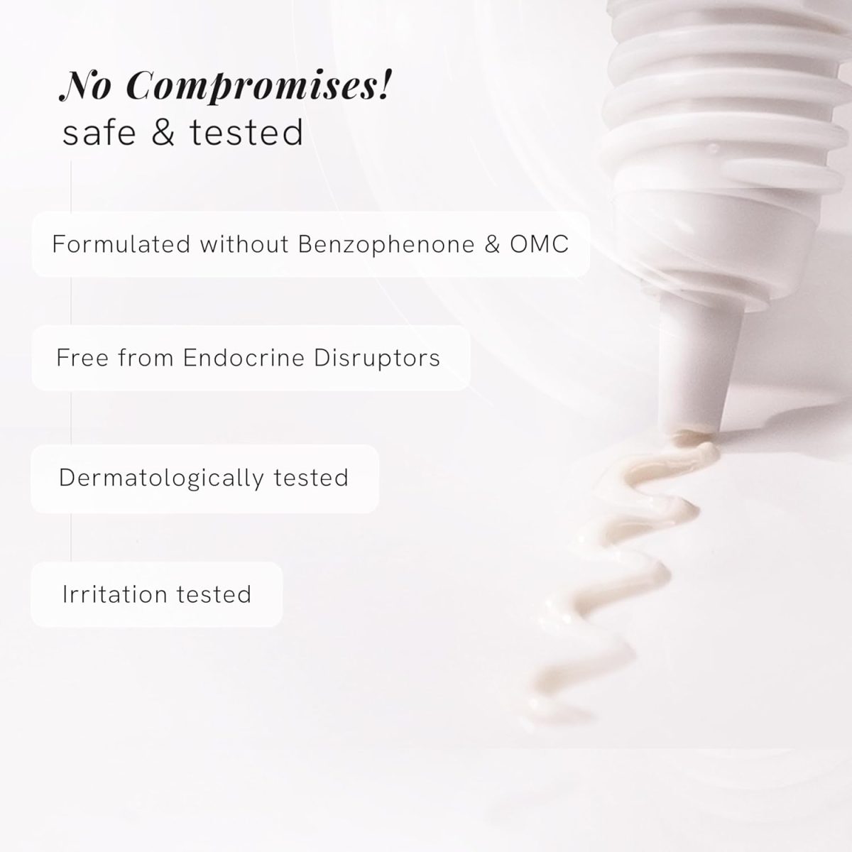 ⁦Be Bodywise Ultra Light Sunscreen SPF 50 PA+++ for Oily, Dry, Acne-prone Skin | Broad Spectrum Protection & Blue Light Protection | No White Cast | Non-Greasy | Korean Anti-Acne Technology | Water⁩ - الصورة ⁦8⁩
