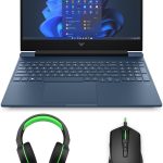 HP لابتوب العاب فيكتس 15-fb1005ne بشاشة FHD 15.6 انش ومعالج AMD رايزن 5 الجيل السابع وذاكرة RAM 8GB وSSD 512GB وبطاقة رسومات انفيديا جيفورس RTX™ 2050 4GB وويندوز 11 هوم وكيبورد انجليزي-عربي، ازرق