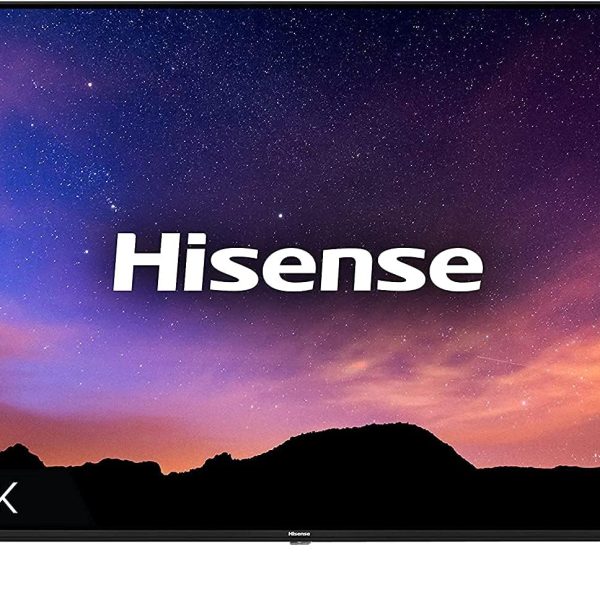 هايسينس تلفزيون ذكي 4 كيه الترا اتش دي 43 بوصة بتقنية دولبي فيجن HDR ودي تي اس فيرتشوال اكس ويوتيوب ونتفليكس فري فيو بلاي واليكسا مدمج، بلوتوث وواي فاي، اسود موديل 43A61GTUK - ضمان كامل لمدة عام