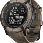 جارمين ساعة ذكية انستنكت® 2X تعمل بالطاقة الشمسية - اصدار تكتيكي | ساعة لياقة بدنية مع عمر بطارية غير محدود ومصباح LED مدمج وتطبيقات رياضية مدمجة | مراقبة الصحة على مدار الساعة طوال أيام الأسبوع