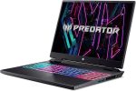 ⁦ايسر لابتوب العاب بريداتور هيليوس نيو 16 الجيل 14 انتل كور i9-14900HX 24 نواة حتى 5.80GHz/8GB انفيديا RTX4070/16 انش 240Hz/واي فاي 6E/RGB KB/ويندوز 11 هوم/اسود (16GB RAM | 1TB SSD)⁩ - الصورة ⁦11⁩