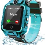 لايف جو ساعة ذكية للاطفال، 4G قابلة للرفع ومقاومة للماء وامنة مع جهاز تتبع GPS قابل للدوران 360 درجة وكاميرا اس او اس وواي فاي للاطفال والطلاب من سن 3-12 سنة (T10 ازرق سيان)