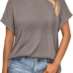 قمصان كاجوال للنساء من ستيكسيفيث، قمصان فضفاضة باكمام قصيرة، ملابس صيفية عصرية عصرية