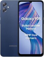 سامسونج جوال جالكسي F05 (ازرق توايلايت، ذاكرة تخزين 64GB، ذاكرة RAM 4GB) | ميديا تيك هيليو G85 | كاميرا مزدوجة 50MP | كاميرا امامية 8MP | بطارية 5000mAh | شحن سريع 25 واط | شاشة 90Hz | شريحتين اتصال