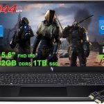 ايسر لابتوب العاب نيترو في 15 بشاشة FHD IPS 15.6 انش 144Hz ومعالج انتل 10 كور i7-13620H وذاكرة DDR5 سعة 32GB وSSD سعة 1TB وبطاقة جيفورس RTX 4060 واضاءة خلفية USB-C وويندوز 11 برو مع ملحق DLCA