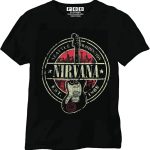 تي شيرت POD Clothing Nirvana Design T Rock star Music Hardrock تي شيرت للرجال