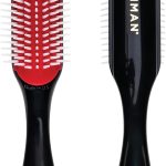 فرشاة تصفيف كلاسيكية من 7 صفوف من دينمان - D3 - فرشاة لتجفيف الشعر وتصفيفه وفك تشابكه وتشكيل وتحديد التجاعيد