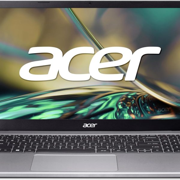 ايسر لابتوب اسباير 3 (A315-59-53DW) بشاشة FHD مقاس 15.6 انش ومعالج انتل كور i5-1235U وذاكرة RAM 16GB وSSD 1TB وبطاقة رسومات انتل ايريس Xe وويندوز 11 وكيبورد QWERTZ فضي