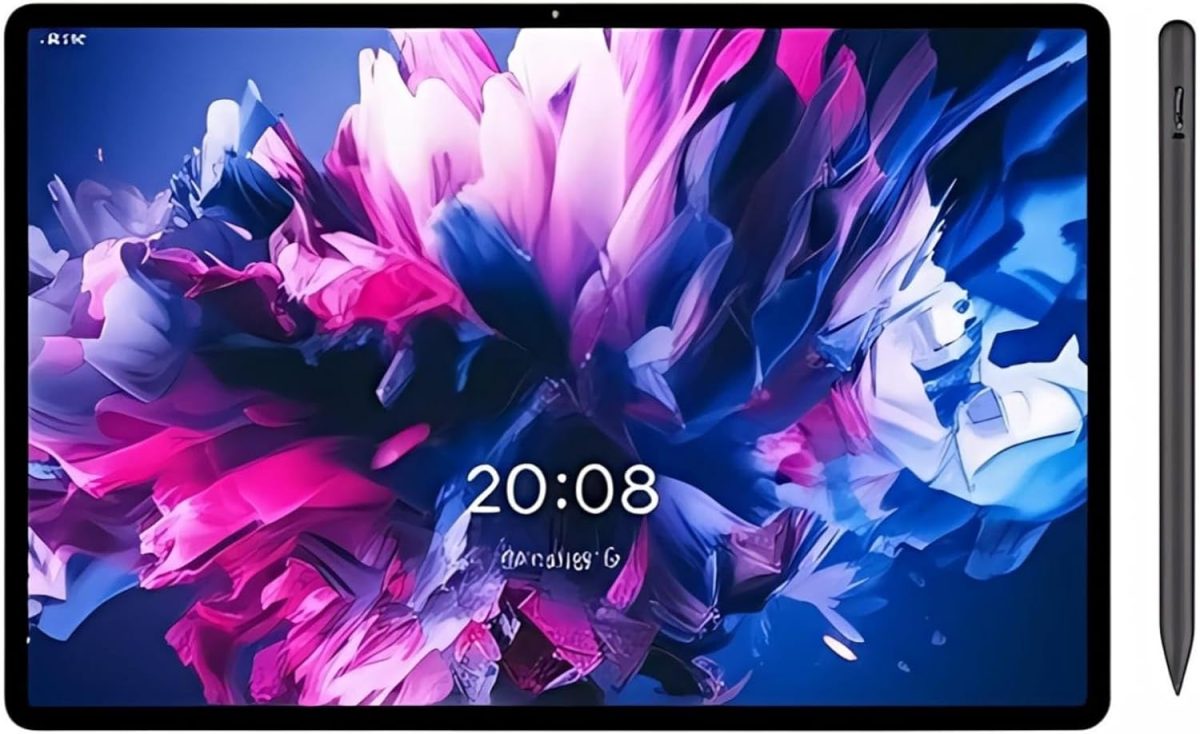 تابلت اوتيتو تاب 17 بنظام اندرويد، شاشة 11 انش، ذاكرة RAM 8GB، تخزين 512GB، بطارية 8000mAh، واي فاي 5G، مع حافظة كيبورد وقلم ستايلس، رمادي