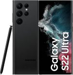 سامسونج جوال جالكسي اس 22 الترا شبكة الجيل الخامس 5G بذاكرة داخلية 128GB بدون شريحة اتصال بنظام اندرويد لون اسود فانتوم - اصدار عالمي (مجدد)