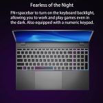 ⁦Morostron 15.6 Inch Touch Laptop with Full Metal Housing High-End 16GB DDR4+512GB SSD, Quad-Core N95 3.4GHz Processor, 1920×1080 Full HD IPS Screen⁩ - الصورة ⁦5⁩