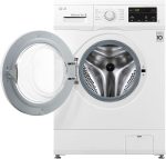 LG غسالة تحميل امامي، 7 كغم، 6 حركات مباشرة، سمارت دياجنوسيس™ - FH2J3QDNG0P 'ضمان لمدة عام واحد على الاقل'