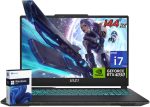 MSI لابتوب العاب سايبورغ 15 2024 15.6 انش IPS FHD (1920x1080) 144Hz، جيفورس RTX 4050، انتل الجيل 13 10 كور i7-13620H، 16GB DDR5، 1TB SSD، كيبورد باضاءة خلفية، واي فاي 6، كاميرا ويب، ويندوز 11 برو